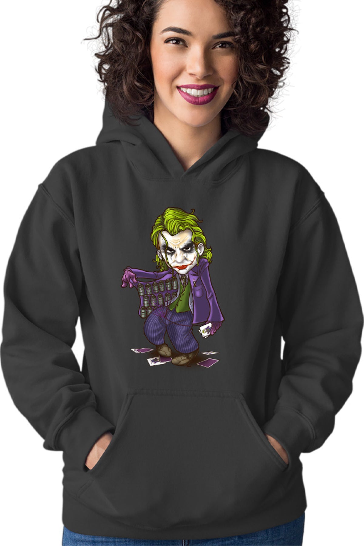 Hanorac dama Joker Ace Cards Chibi Cool