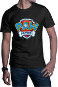 Tricou barbati Paw Patrol Logo Disney Dogs Protect Humans