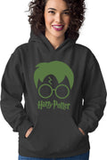 Hanorac dama Harry Potter Logo Hair Style Glasses