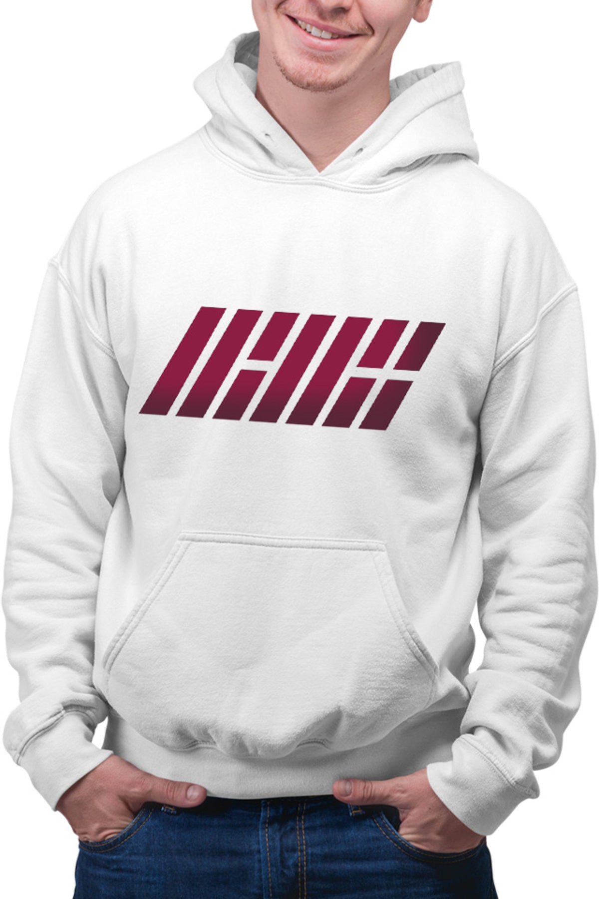 Hanorac barbati iKon Logo Coreea Flah 7 Members G Entertainment