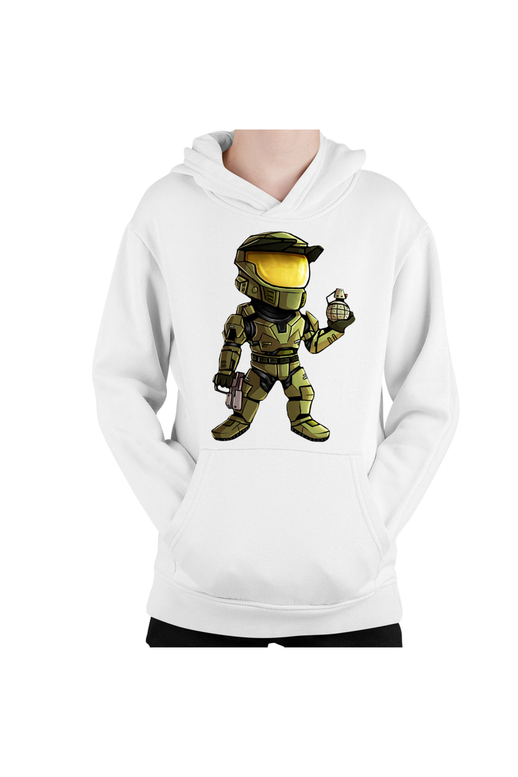 Hanorac copii Halo Grenade Combat Soldat Video Game