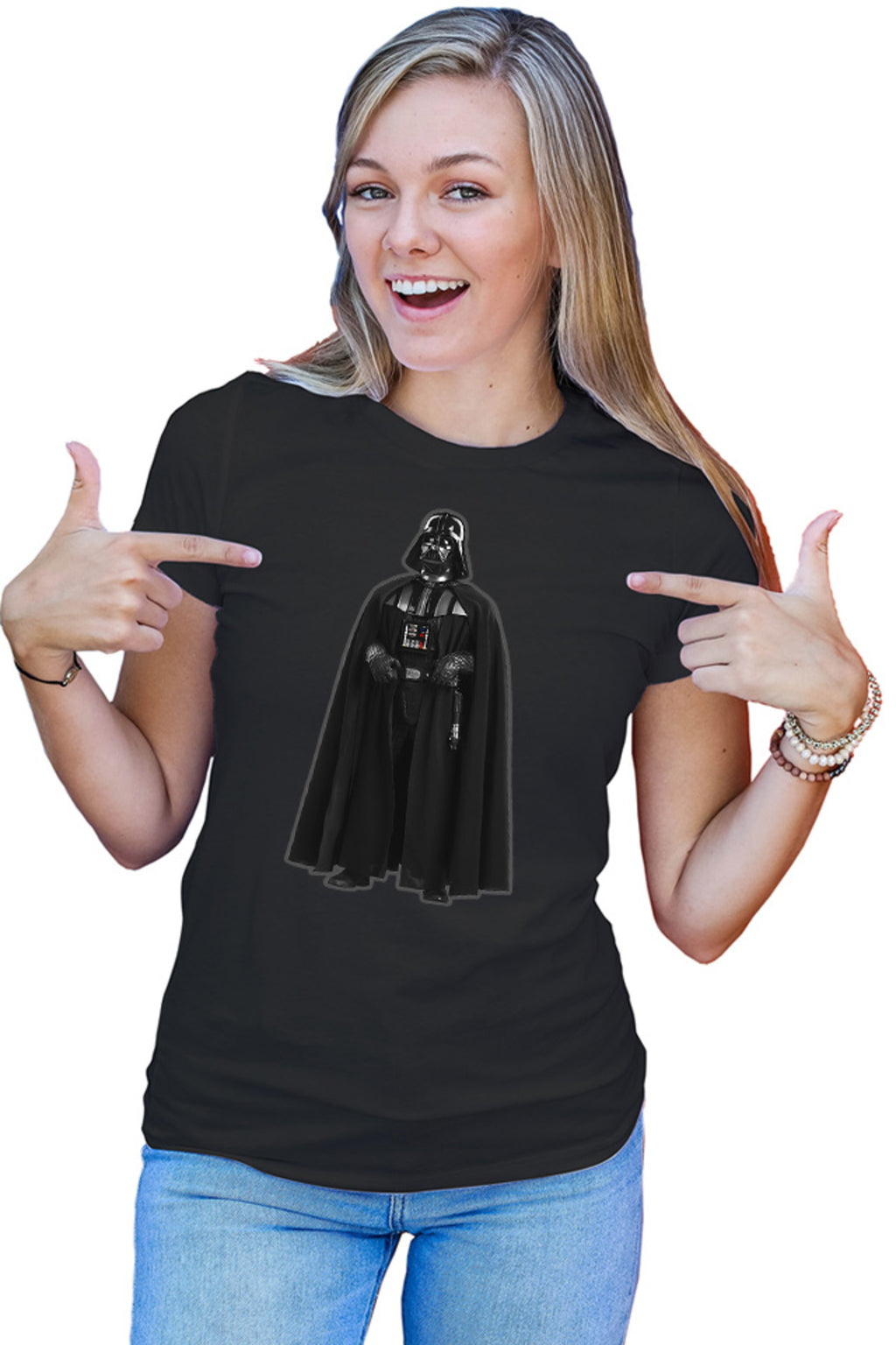 Tricou dama Star Wars Darth Vader Jedy Laser Superpower Sci-fi