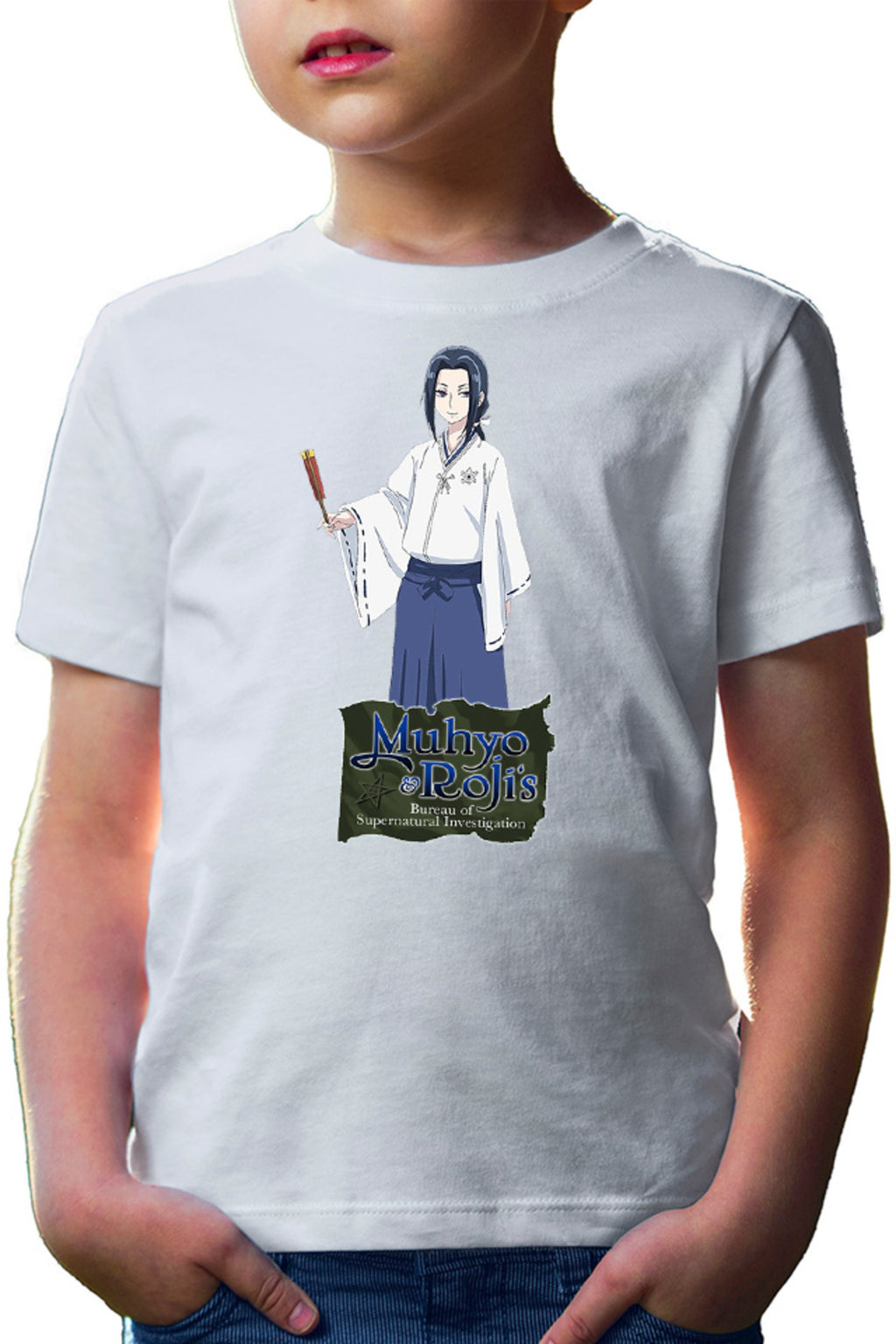 Tricou copii Muhyo Roji Goryo Hakama Traditional Fan Japan Anime