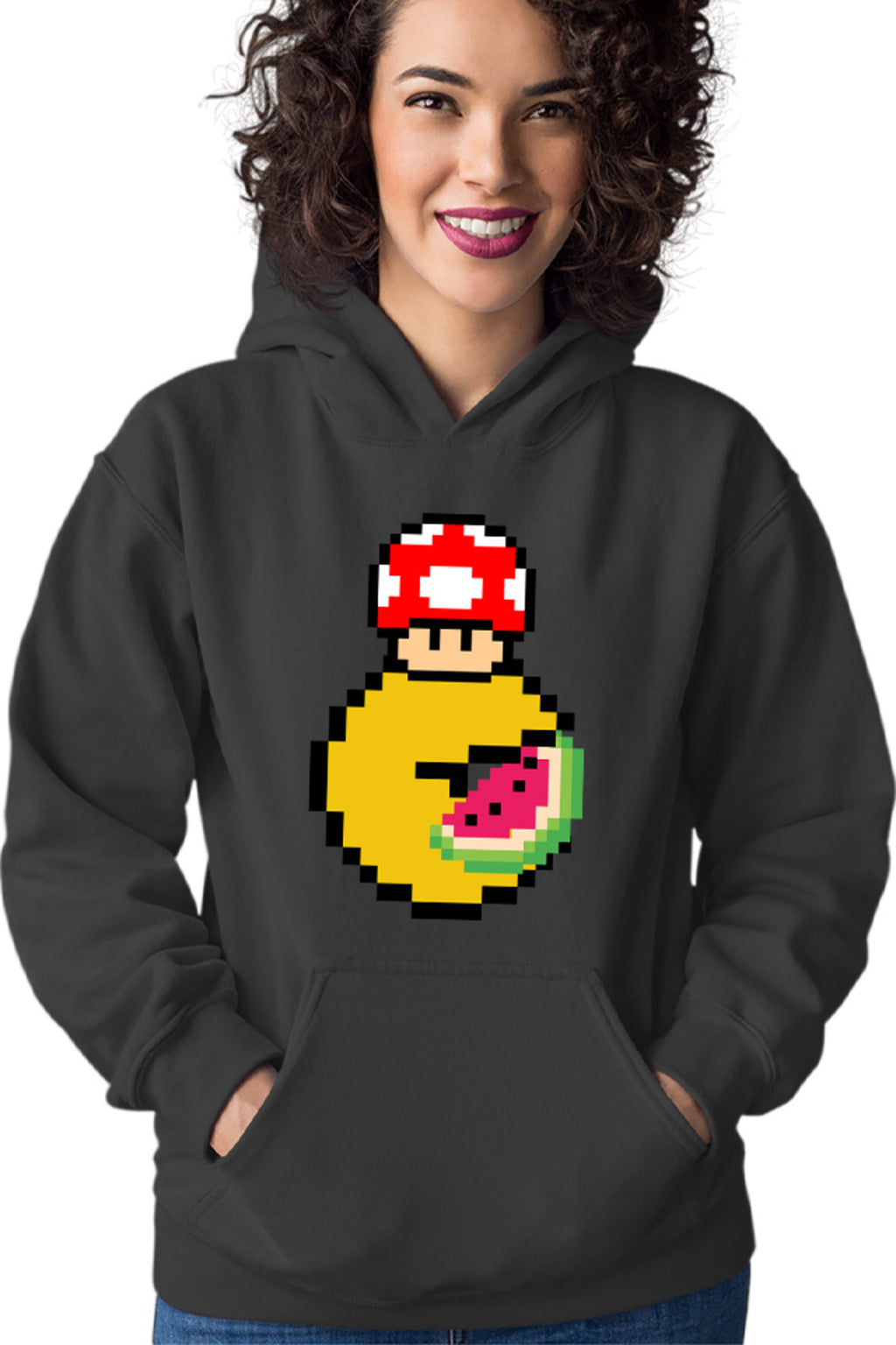 Hanorac dama Pac Man Mario Minecraft Watermalon Slice