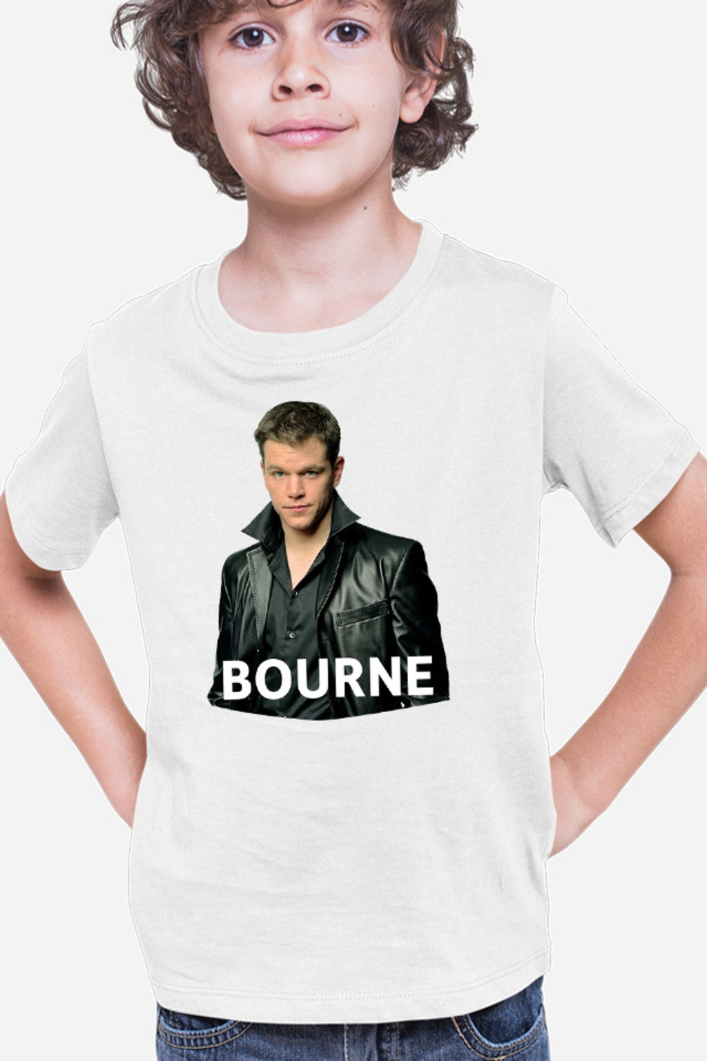 Tricou copii Bourne Matt Damon Celebrity Identity Theatrical Films