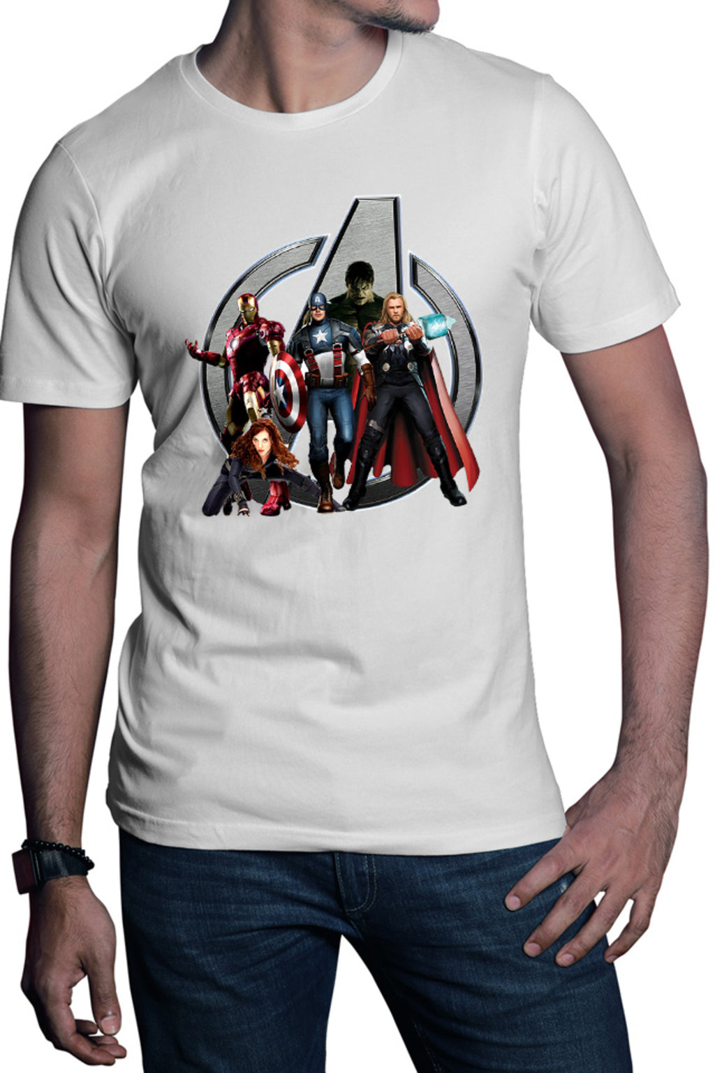Tricou barbati Thor Avangers Hulk Iron Man Captain America Allience Heroes