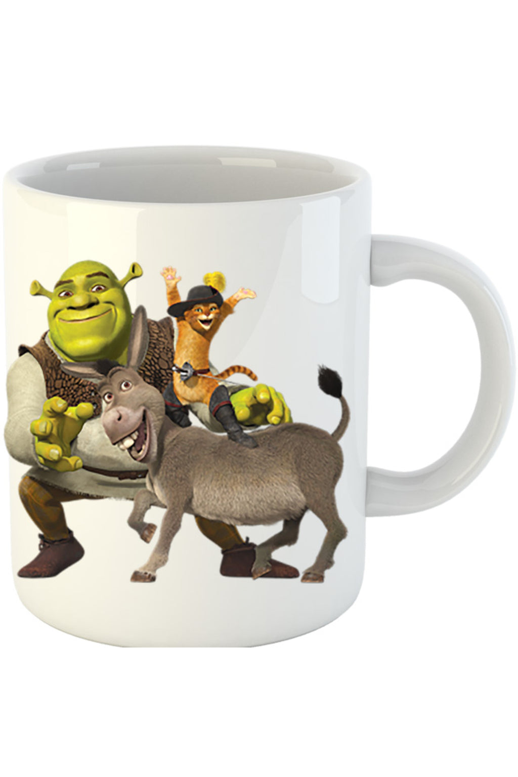 Cana Shrek Donkey Puss In The Boots Story, alba, 330 ml