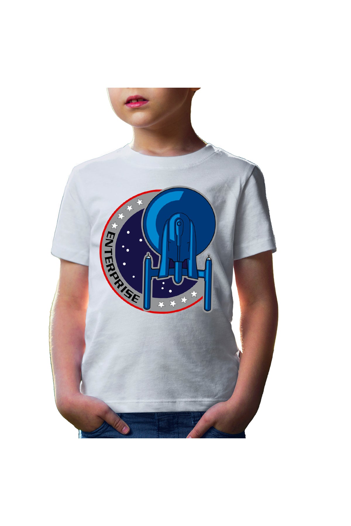 Tricou copii Star Trek Starship Enterprise Picard Captain
