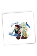 Mousepad Gaming Goblin Slayer Elf Kimetsu no Yaiba Tanjirou, 21x19 cm
