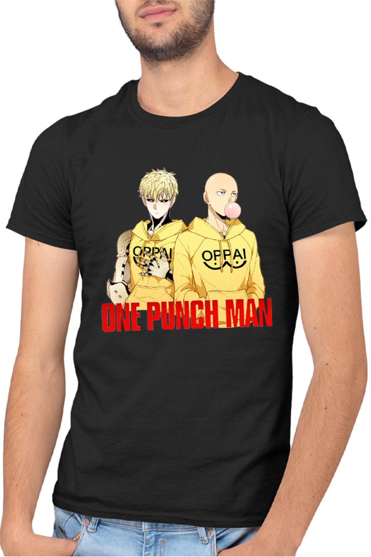 Tricou barbati One-Punch Man Saitama Yusuke Murata Genos