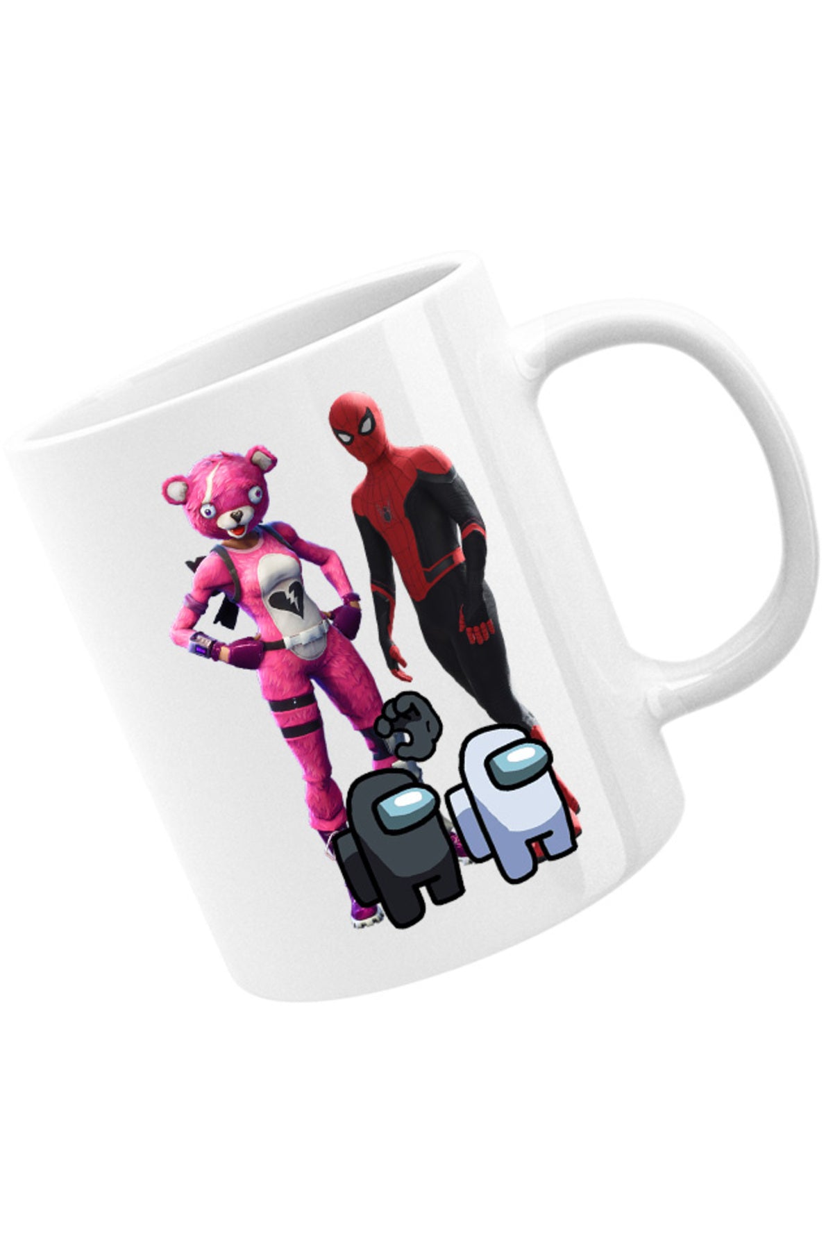 Cana Fortnite Pink Rabbit Skin Easter Event Spiderman Cool, alba, 330 ml