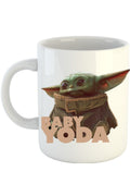 Cana Baby Yoda Small Star Wars, alba, 330 ml