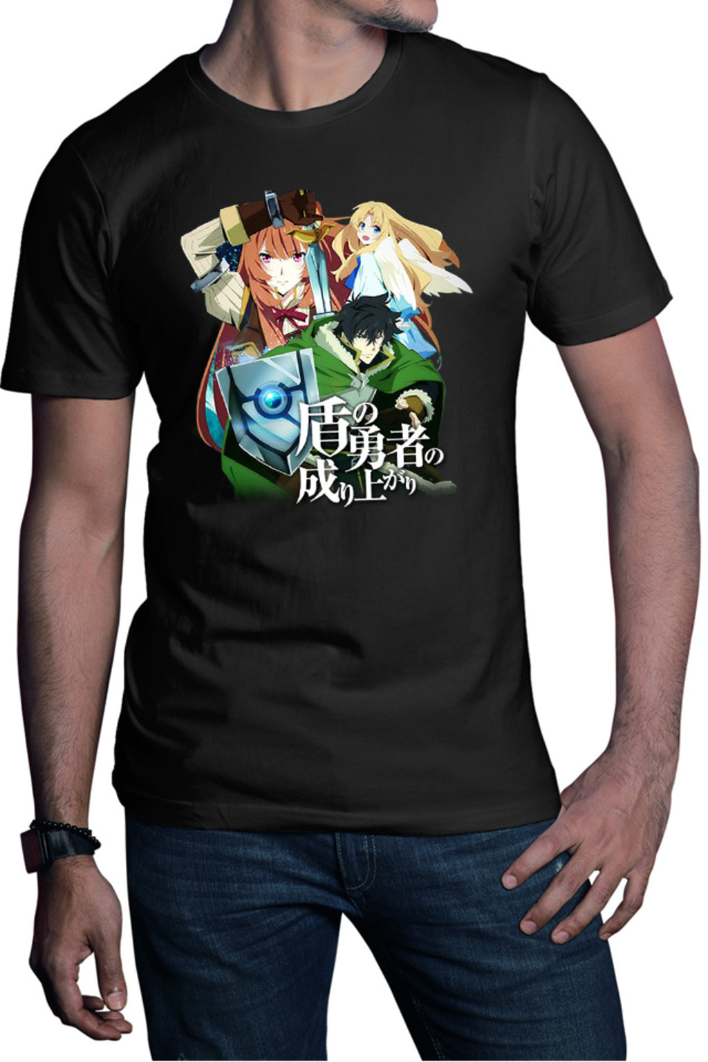 Tricou barbati Rising of the Shield Hero Naofumi Raphtalia Filo Drama Fantasy