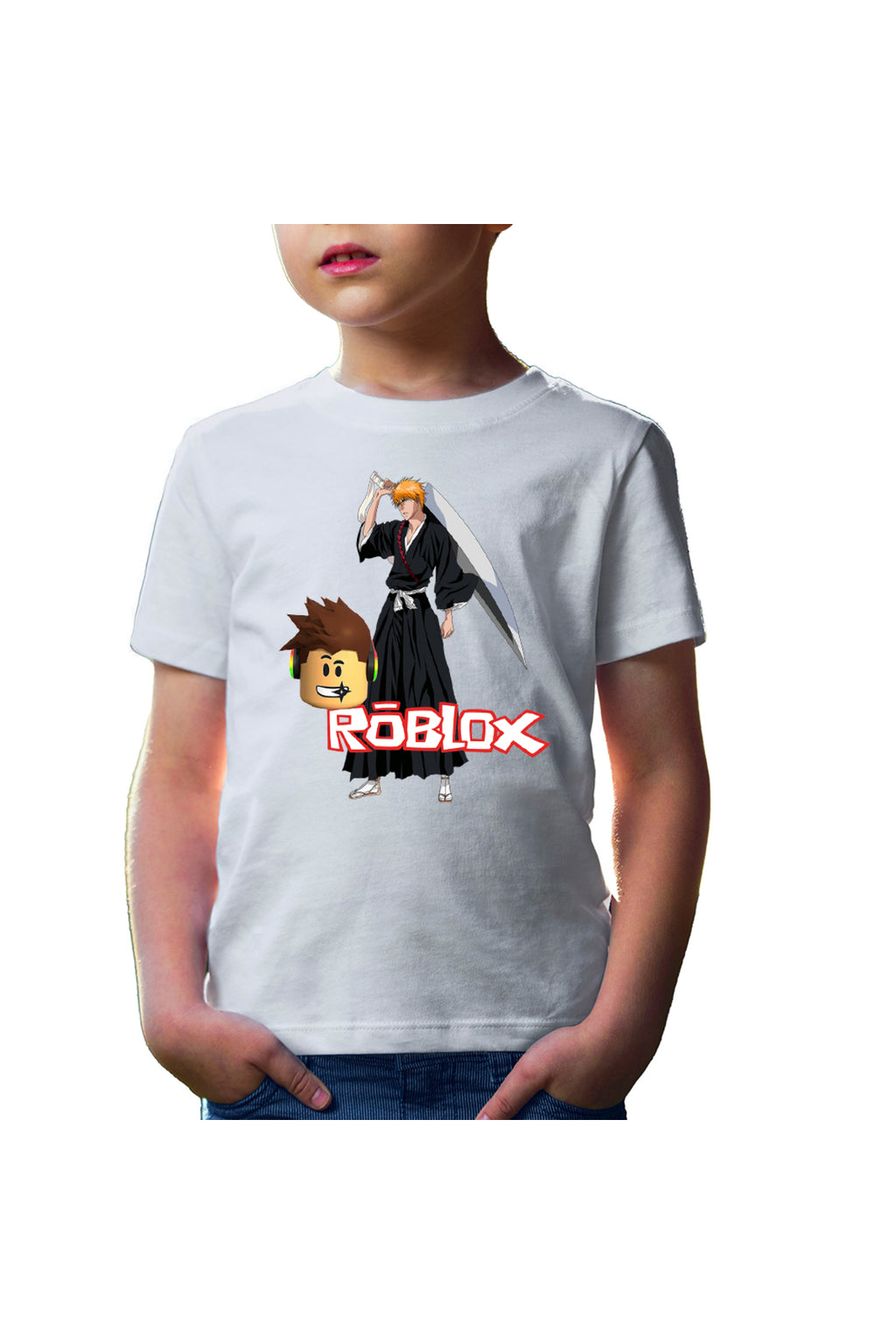 Tricou copii Bleach Ichigo Roblox Samurai Studio Home