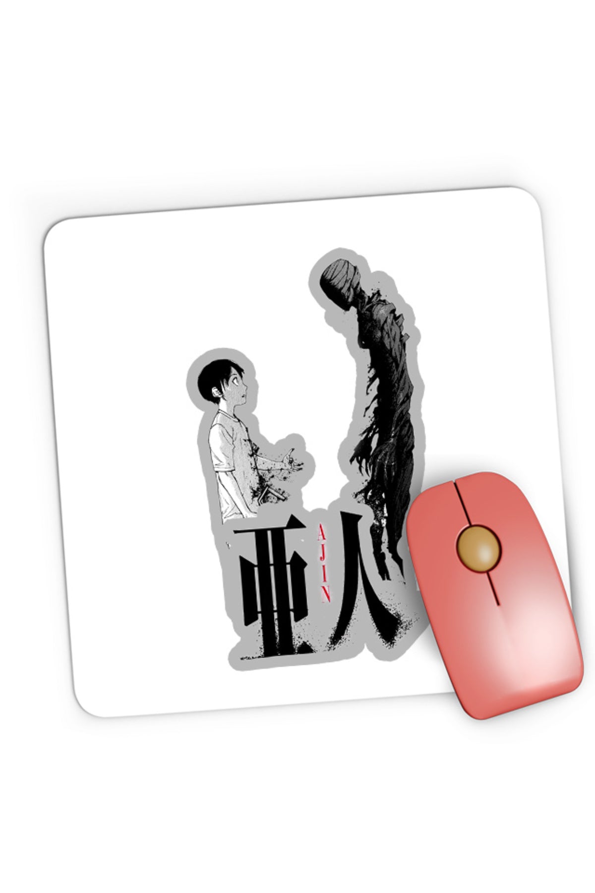 Mousepad Gaming Ajin Kei Self Protect Horror Otaku, 21x19 cm
