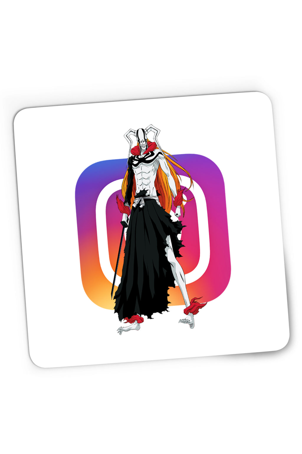 Mousepad Gaming Bleach Instagram Ichigo Kurosaki Rebel, 21x19 cm