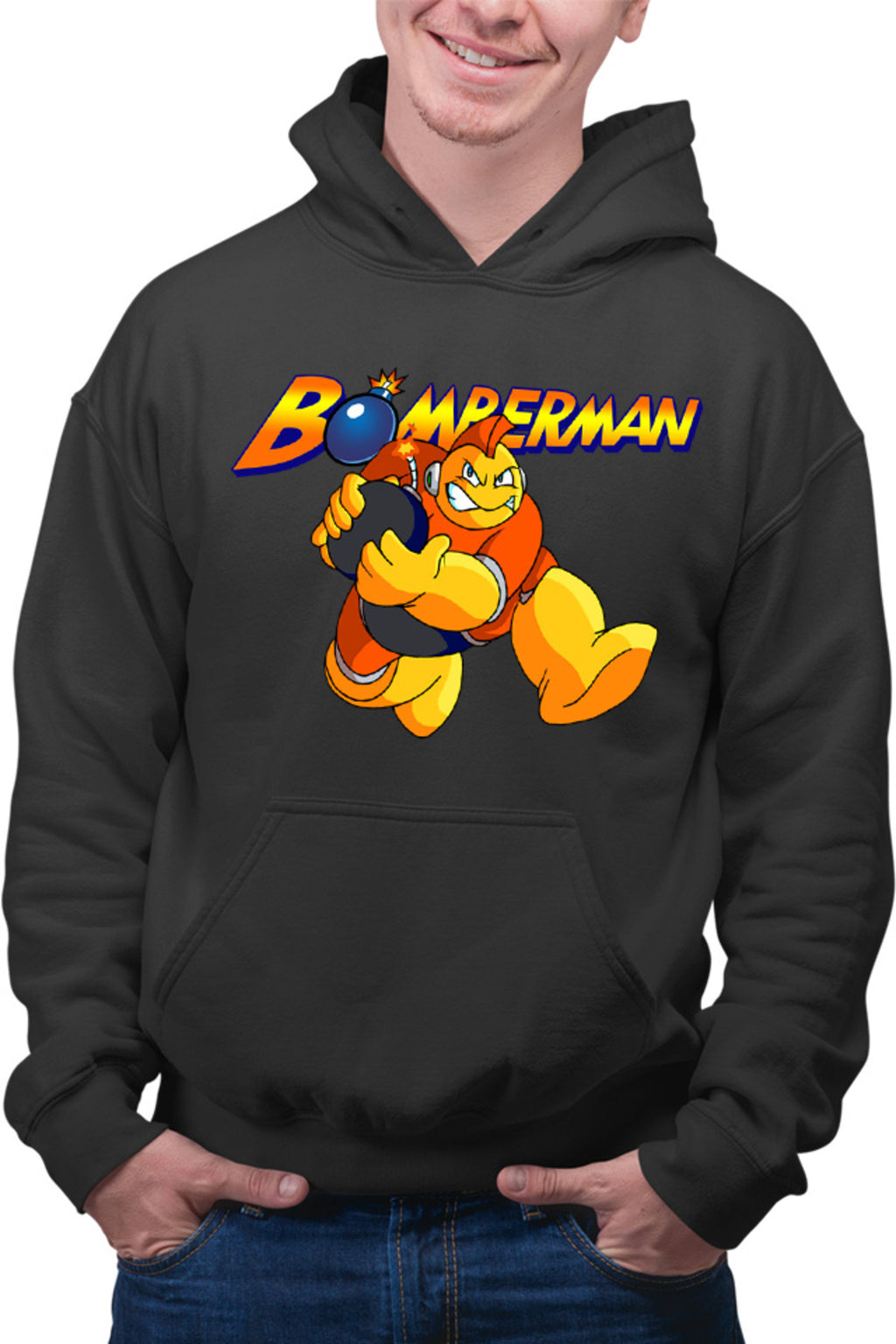 Hanorac barbati Bomberman Run Bomb Logo Action