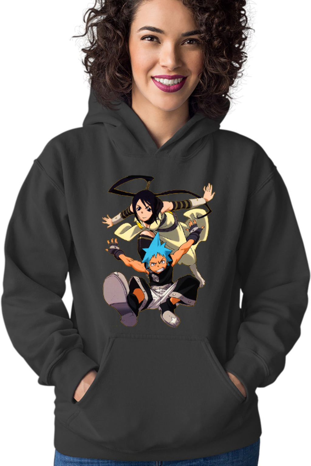 Hanorac dama Soul Eater Black Star Tsubaki Partner Supranatural Anime