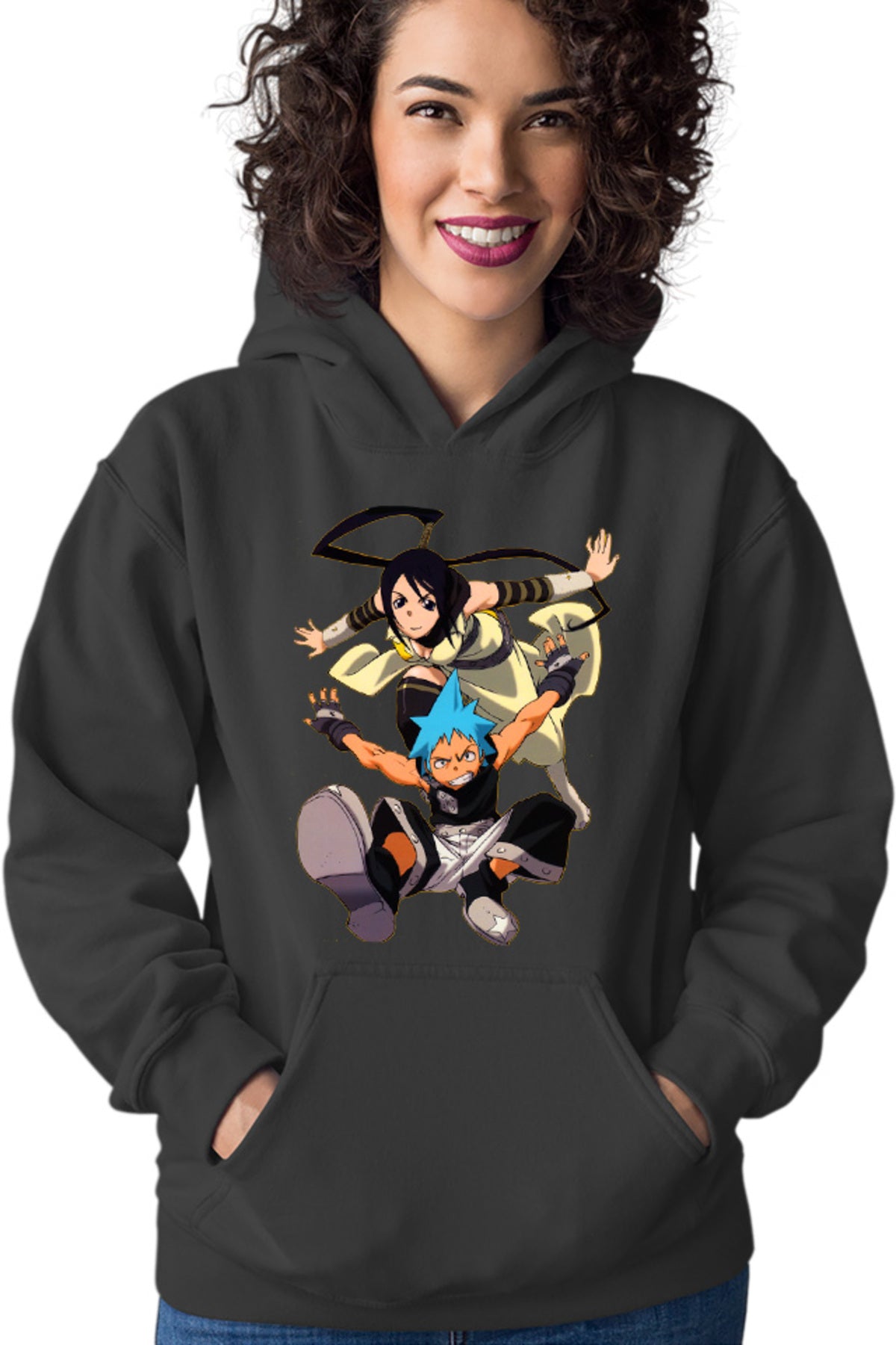 Hanorac dama Soul Eater Black Star Tsubaki Partner Supranatural Anime
