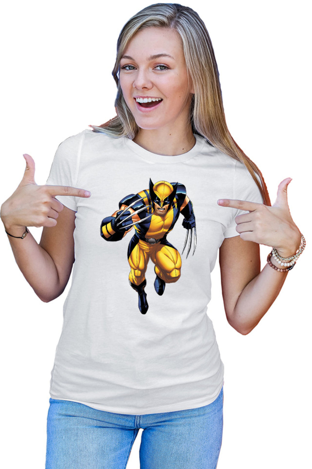 Tricou dama Wolverine Superhero Strong American Comics