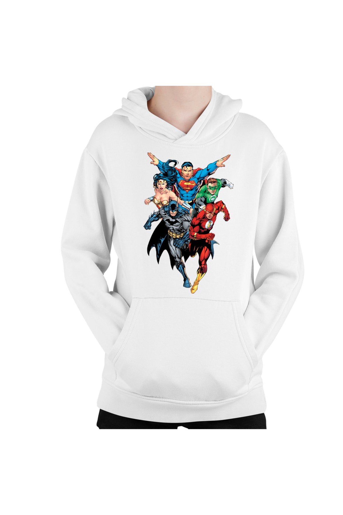 Hanorac copii The Flash Superman Batman Wonder Women