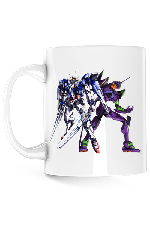 Cana Gundam Robot Blue Eva Kakalot, alba, 330 ml