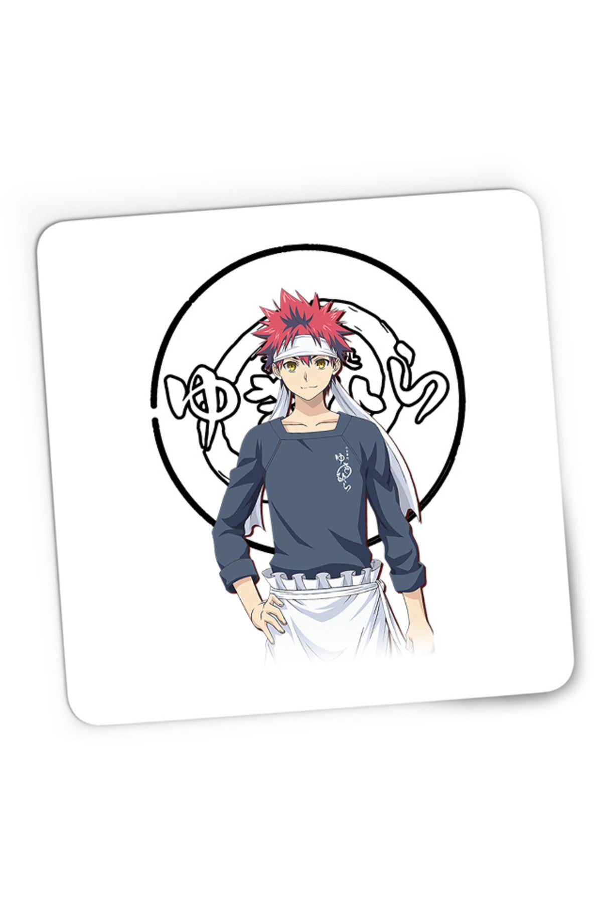 Mousepad Gaming Food Wars Soma Signature Plate Cooker, 21x19 cm