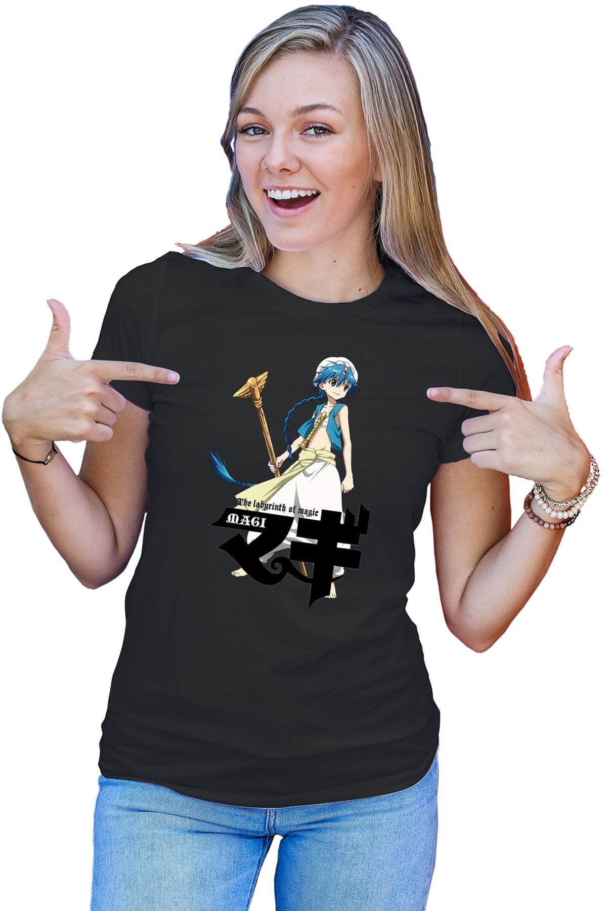Tricou dama Magi The Labyrinth of Magic Aladin Seherezada