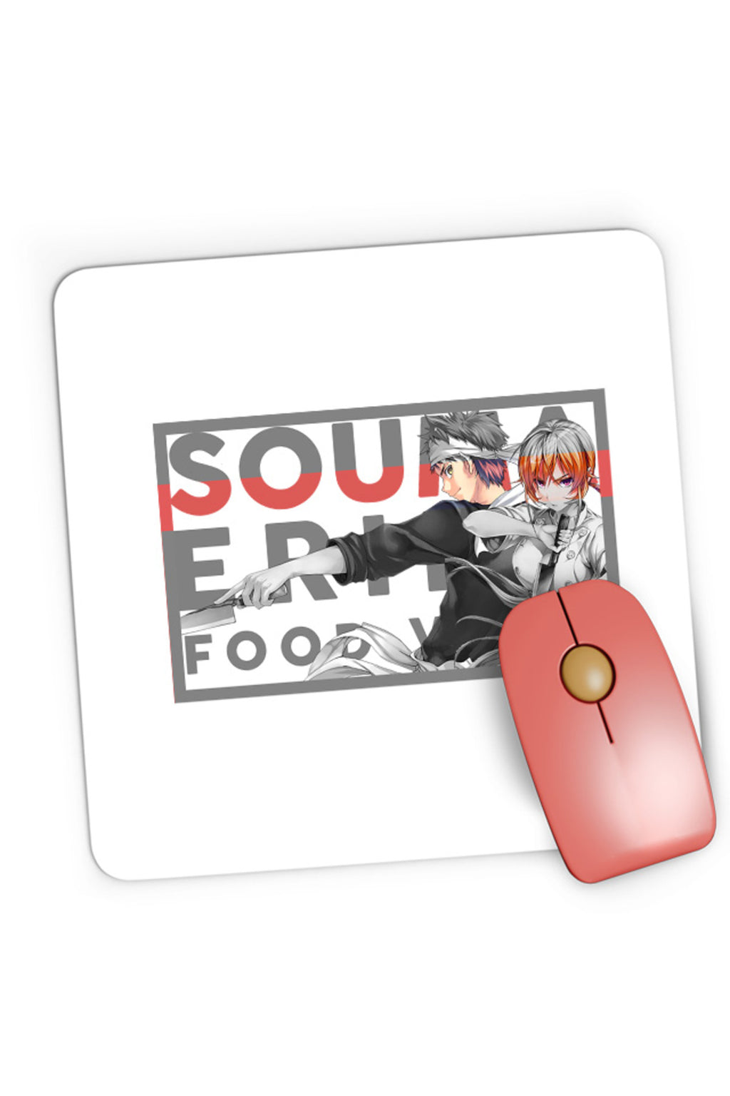 Mousepad Gaming Food Wars Souma Erina Manga Knife Anime Rosub, 21x19 cm