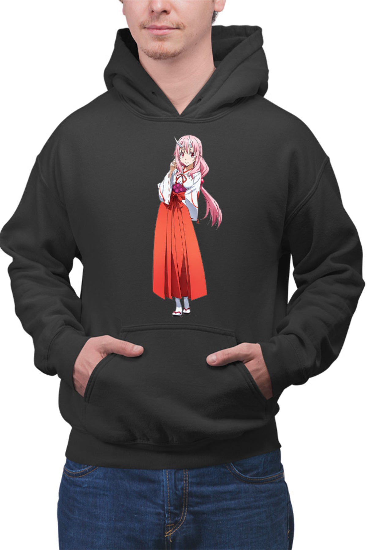 Hanorac barbati That Time I Got Slime Isekai Shuna Shrine Maiden