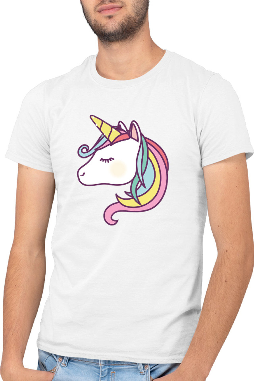 Tricou barbati Unicorn Squad Horse Magic Fairytale