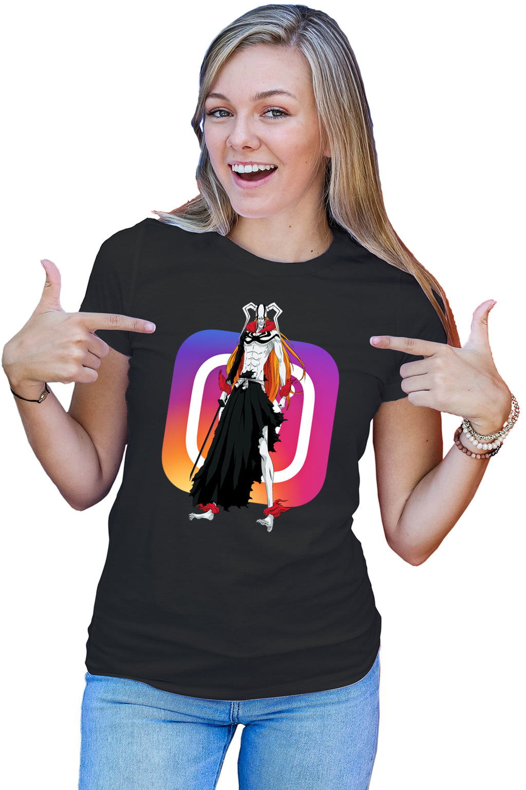 Tricou dama Bleach Instagram Ichigo Kurosaki Rebel