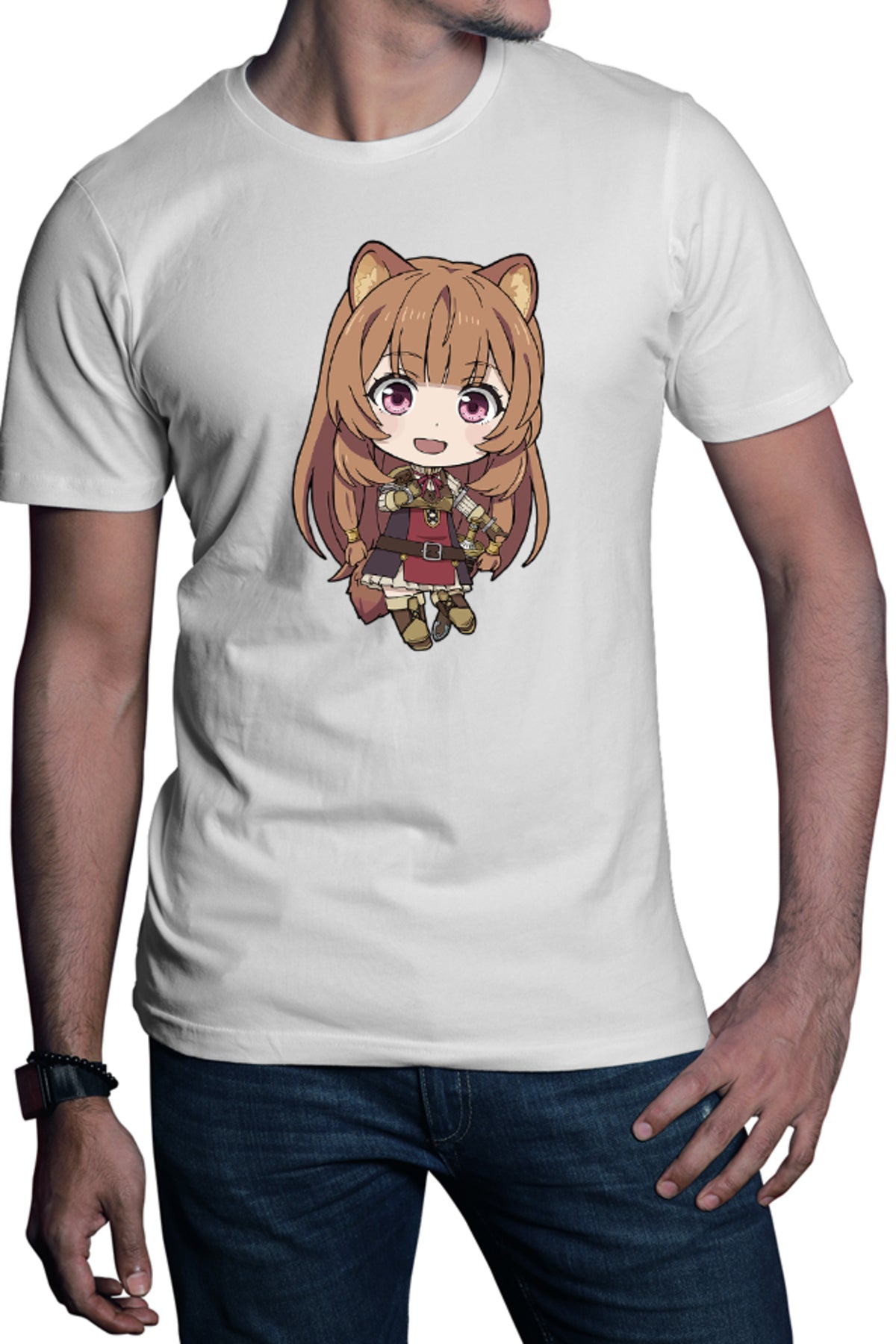 Tricou barbati Rising of the Shield Hero Raphtalia Furry Best Waifu Animeuri