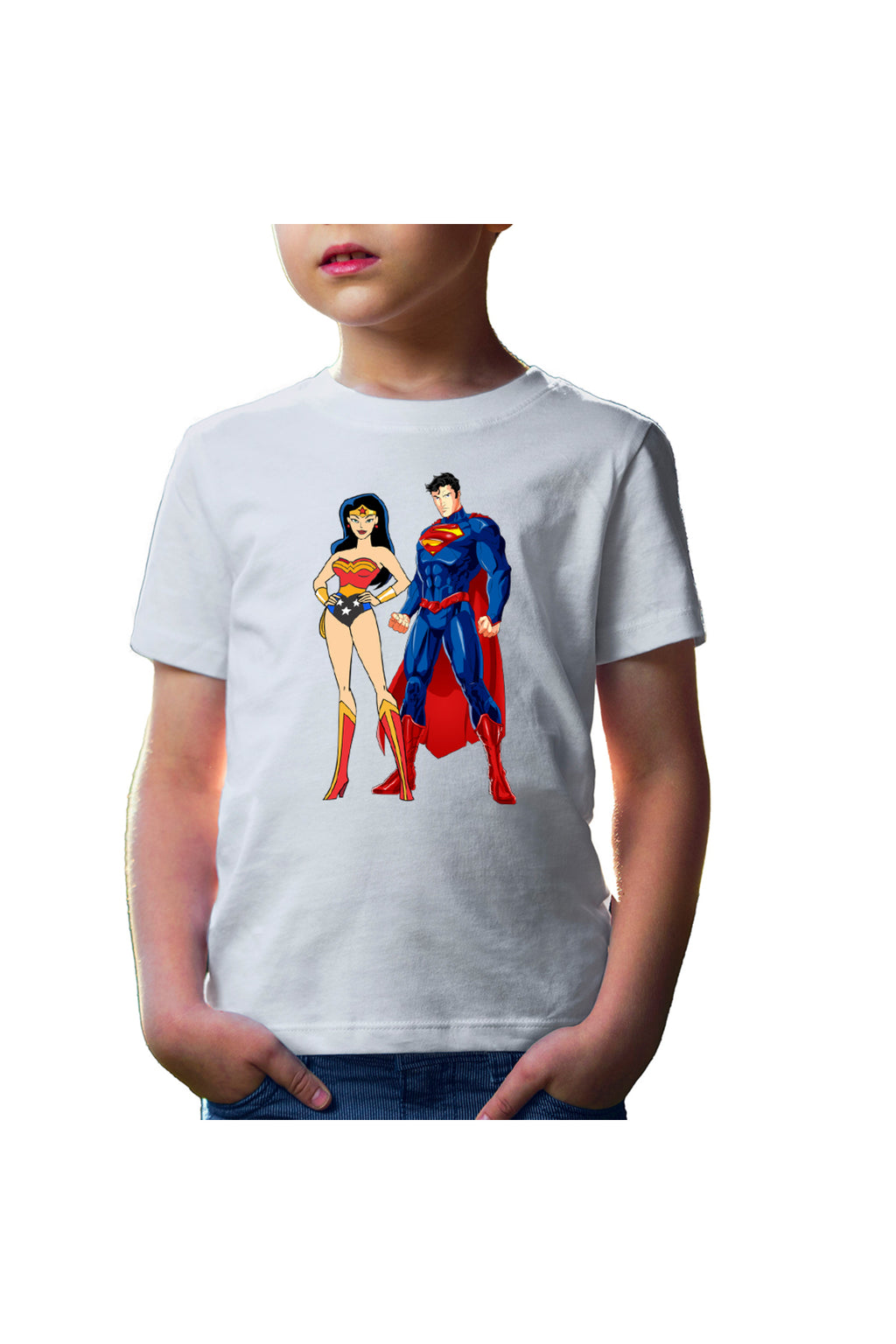 Tricou copii Superman Wonder Woman Superwoman Girl Power