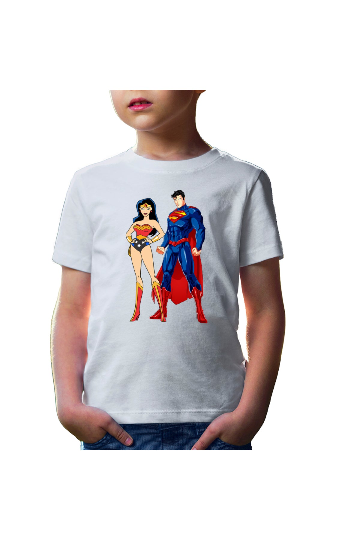 Tricou copii Superman Wonder Woman Superwoman Girl Power