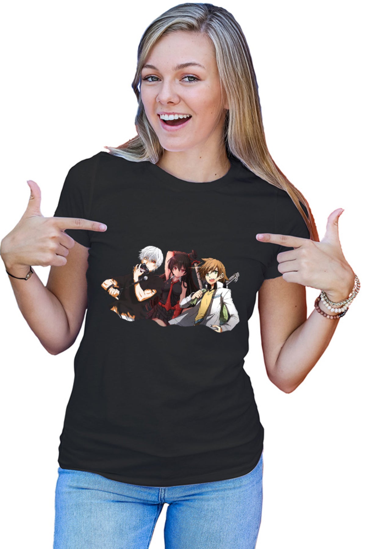 Tricou dama Akame ga kill Tokyo Ghoul Assassins Vampire Paranormal