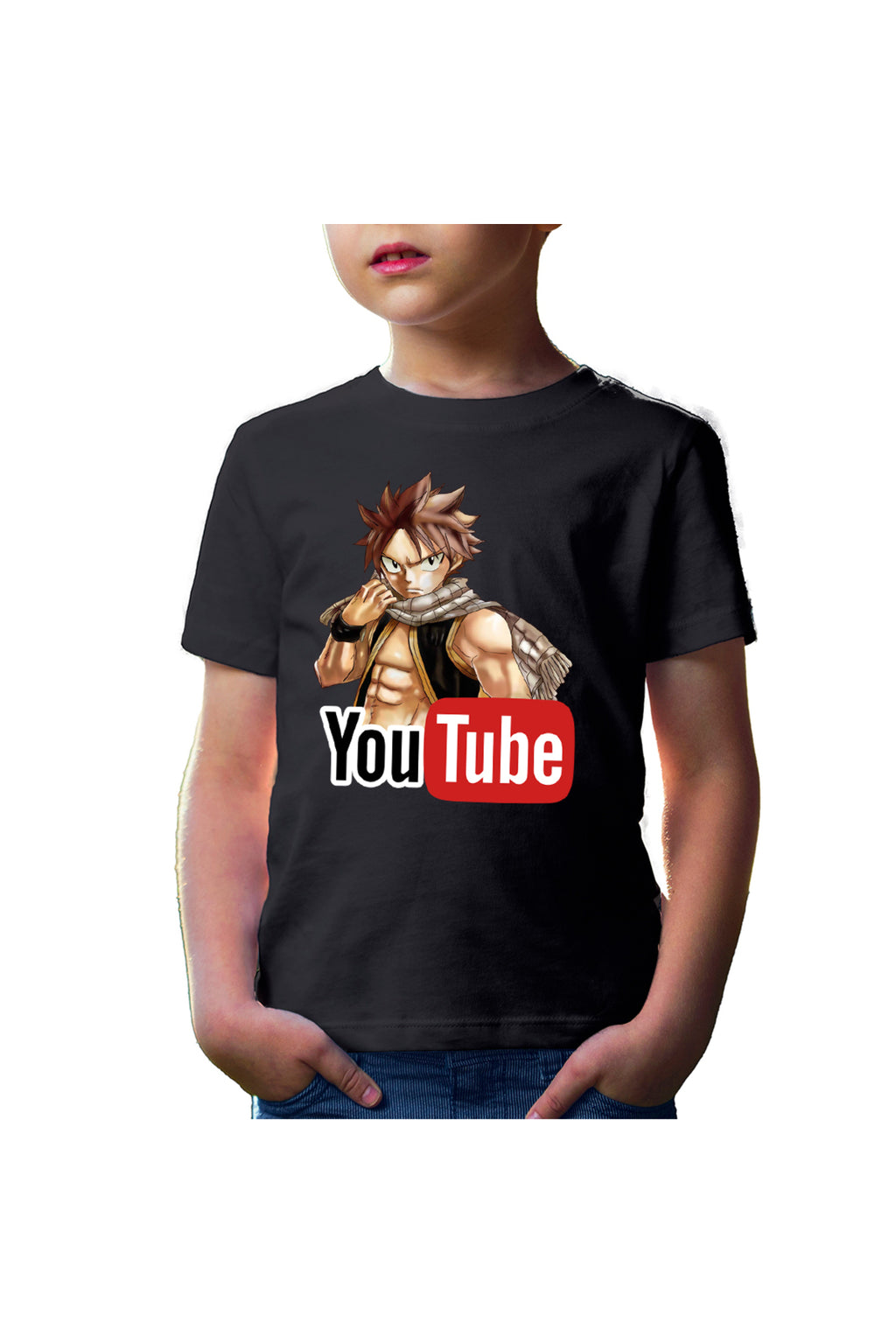 Tricou copii Fairy Tail Youtube Creator Duplo Natsu