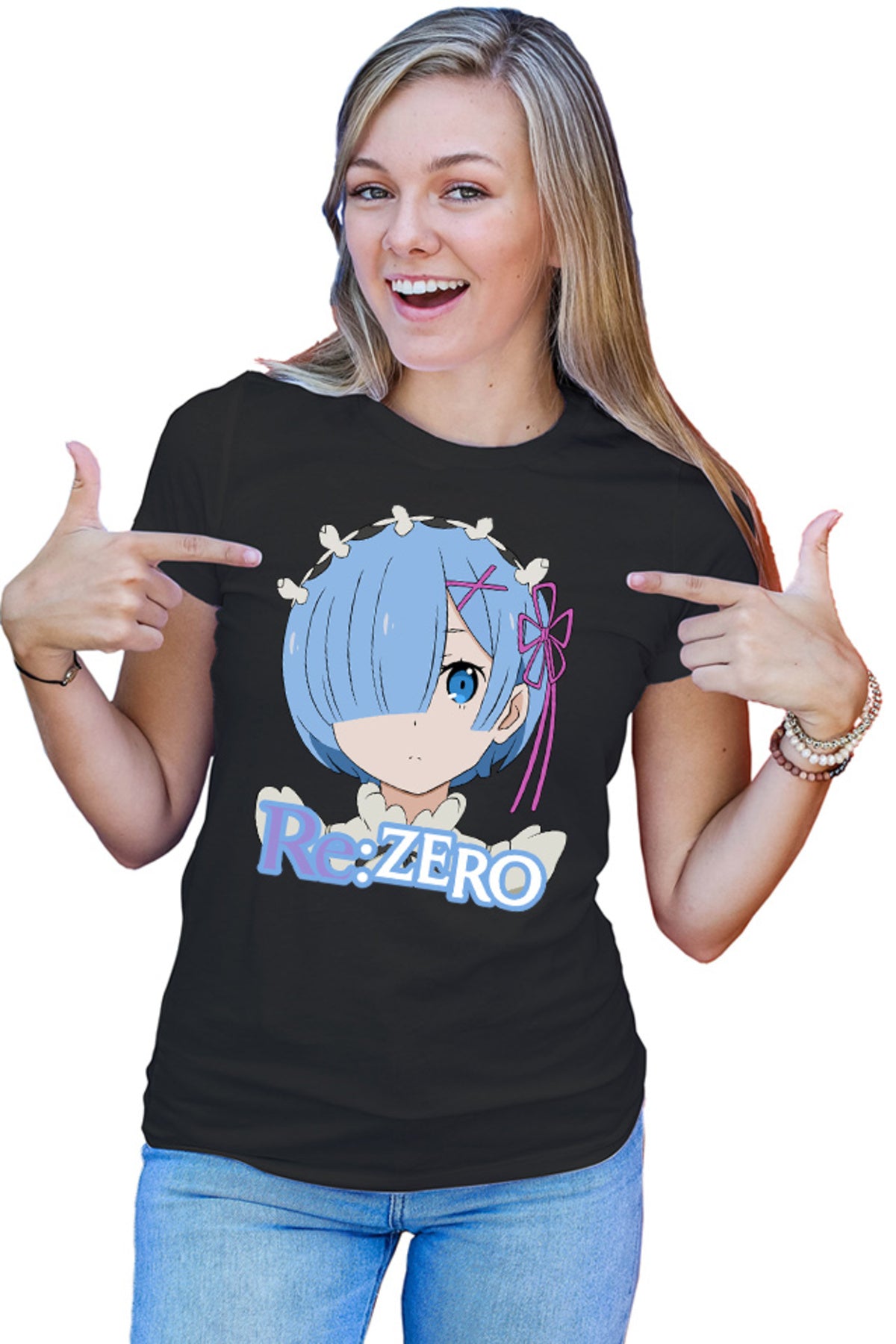 Tricou dama Re Zero REM Maiden Light Novel Manga Cosplay