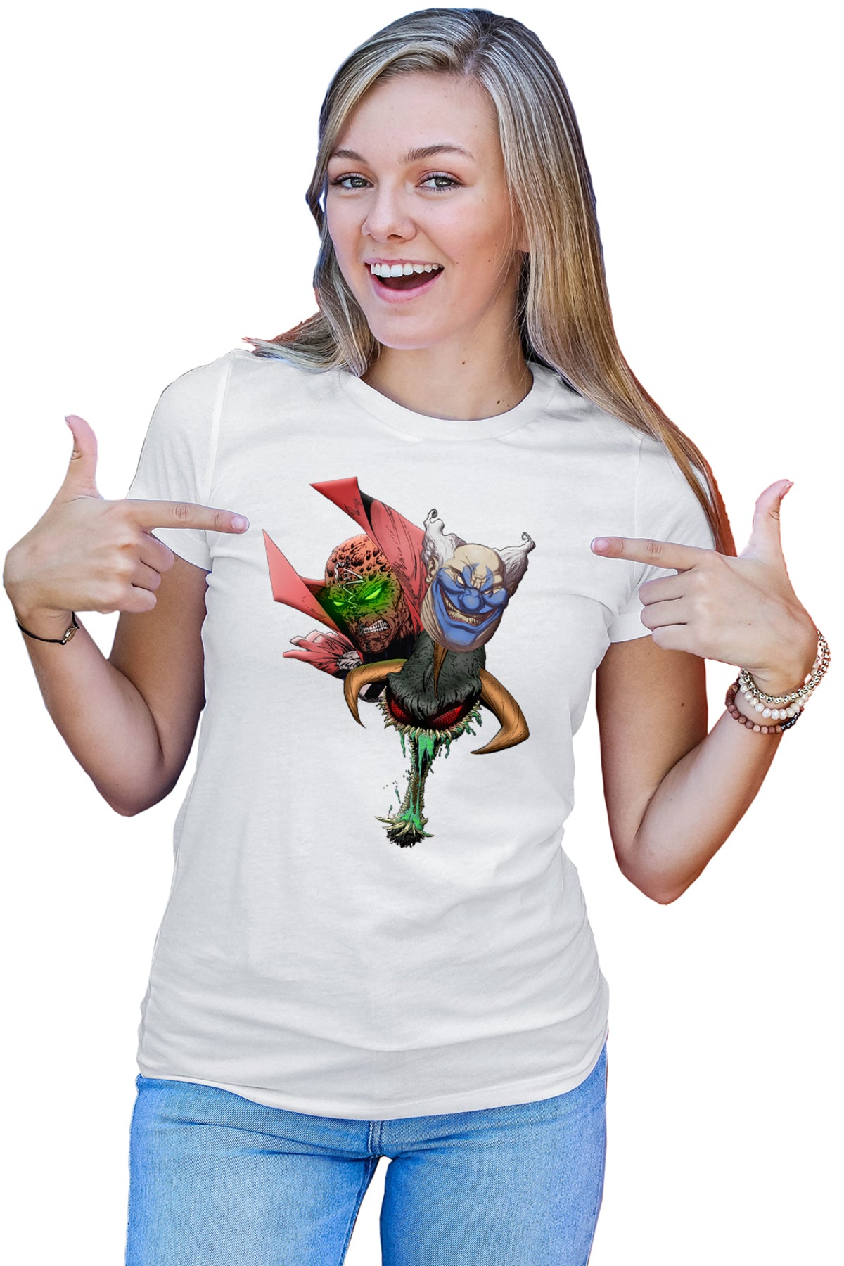 Tricou dama Spawn Hero Disney Fat Joker