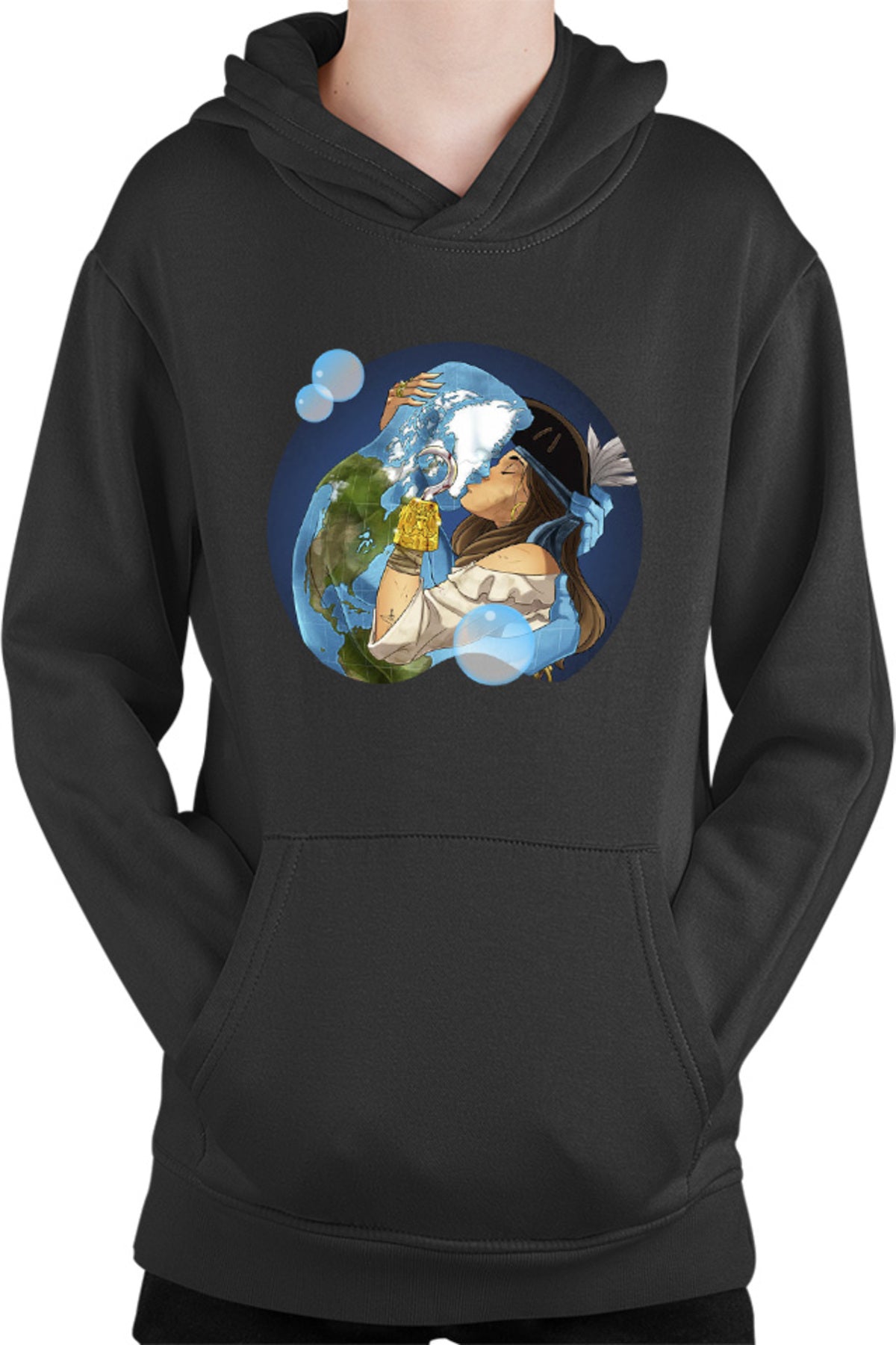 Hanorac copii NFT XOXO Earth Protect Nature Mother Animals