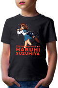 Tricou copii Haruhi Suzumiya Run Sakura Bread Highschool Club