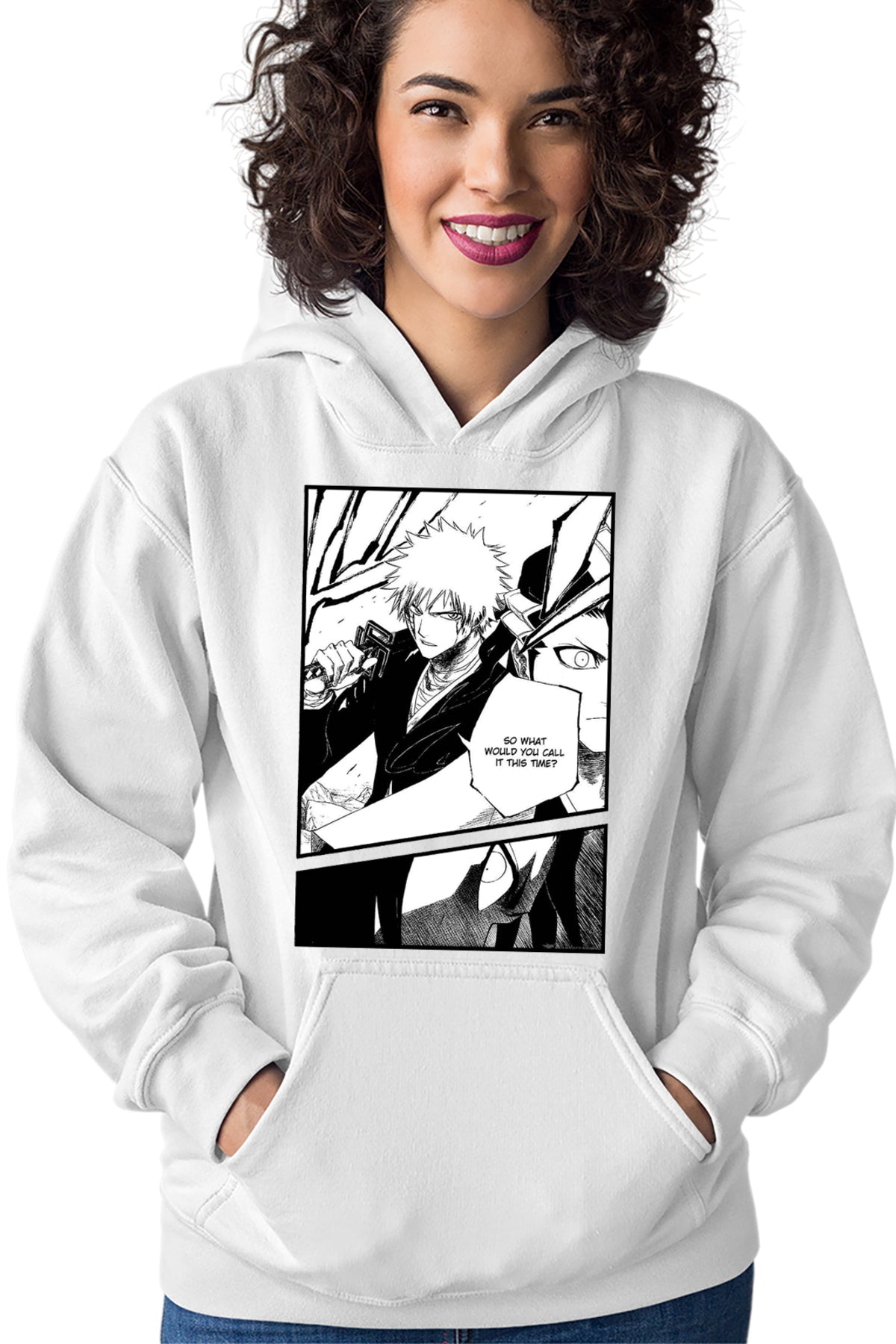 Hanorac dama Bleach Manga Panel Scene Soul Reaper