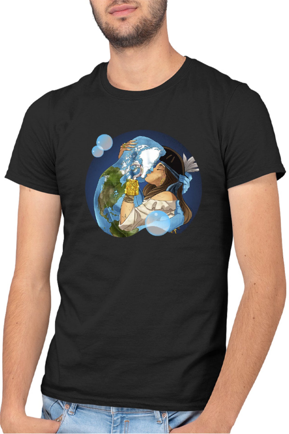 Tricou barbati NFT XOXO Earth Protect Nature Mother Animals