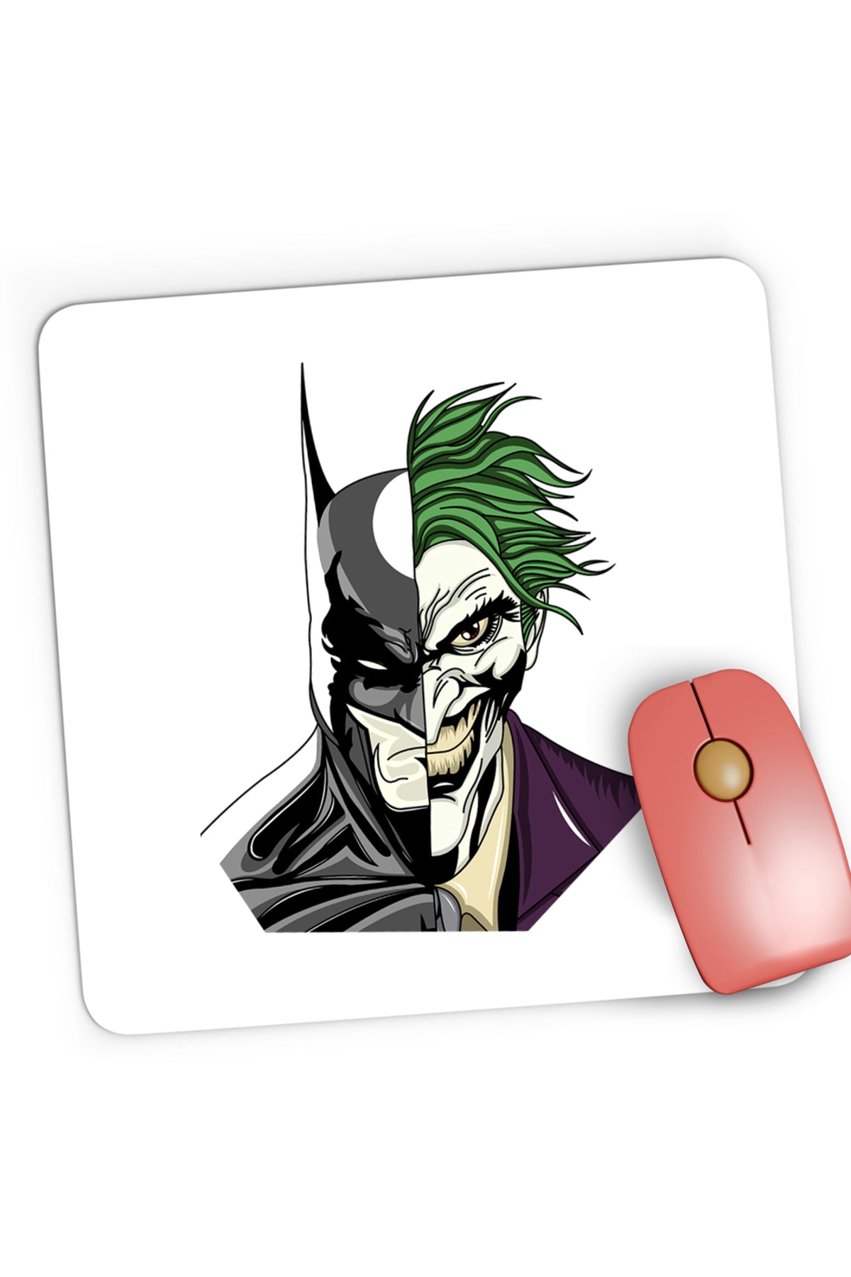 Mousepad Gaming Batman Joker Face Best Friends Megadeth Legends, 21x19 cm