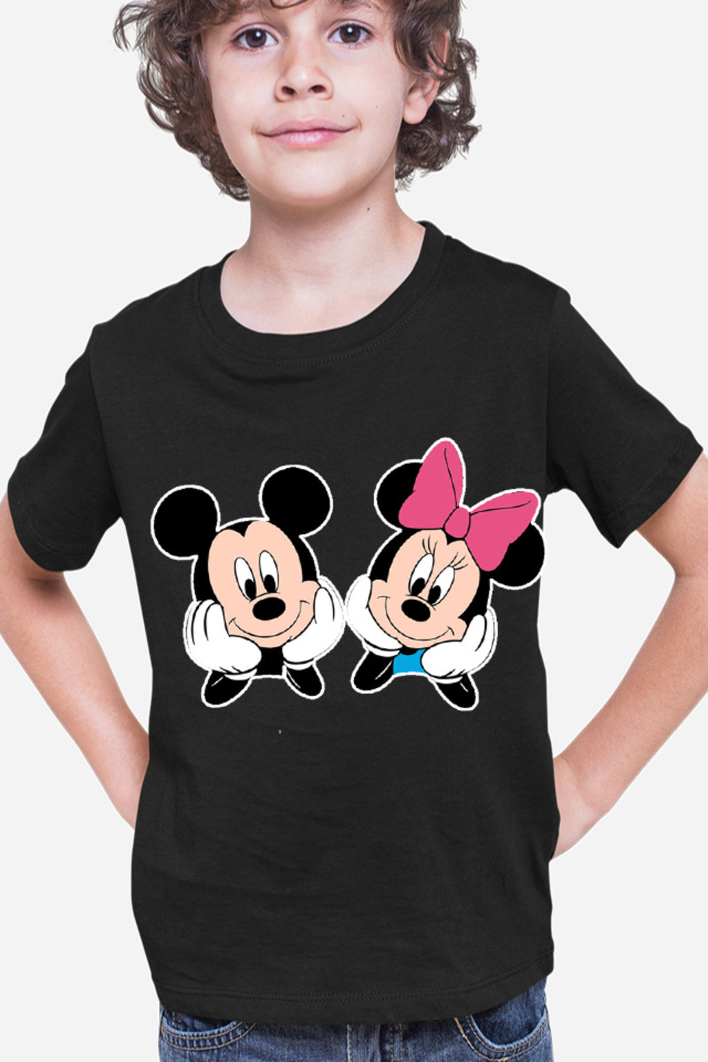 Tricou copii Mickey Mouse Minnie Couple Love Cute