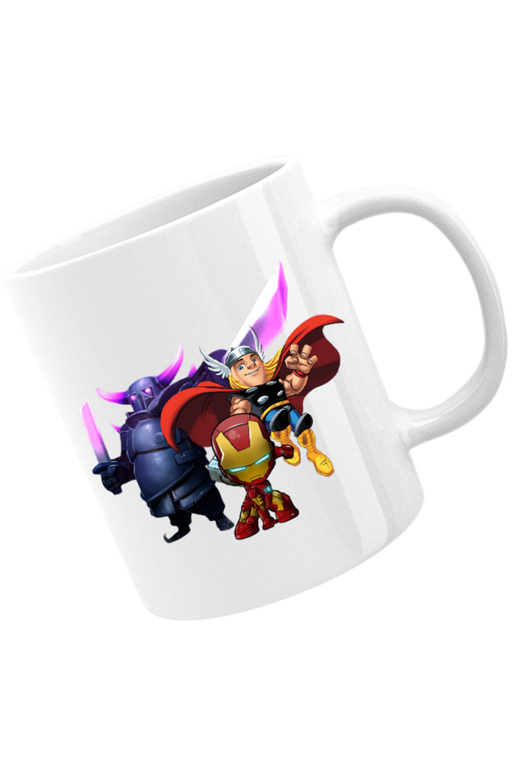 Cana Clash of Clans Massive Tank HP Thor Iron Man Super Power, alba, 330 ml