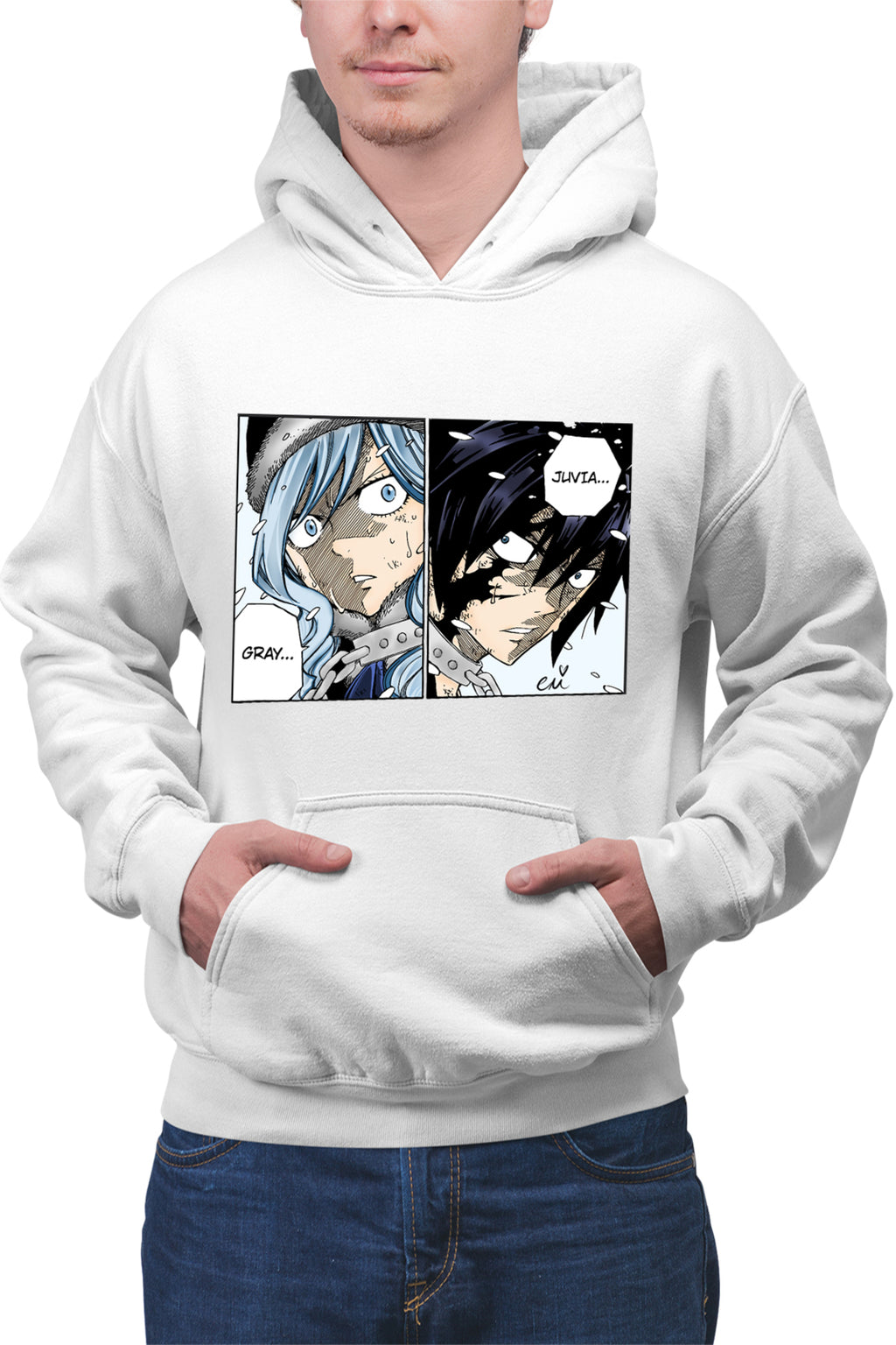 Hanorac barbati Fairy Tail Otaku Manga Gray