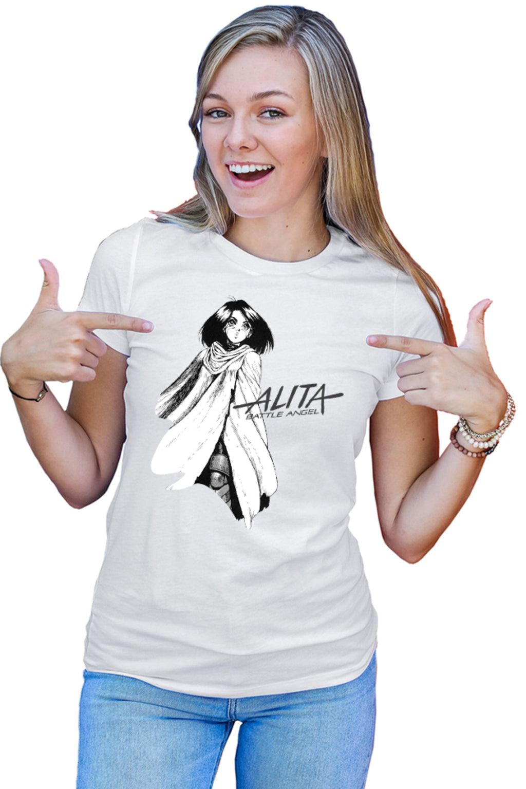 Tricou dama Battle Angel Alita Gally Cyborg Deseneanime