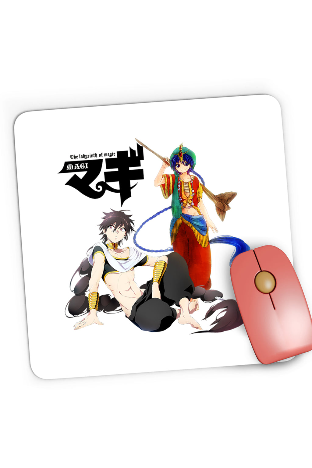 Mousepad Gaming Magi The Labyrinth of Magic Alladin Judar Adventure, 21x19 cm