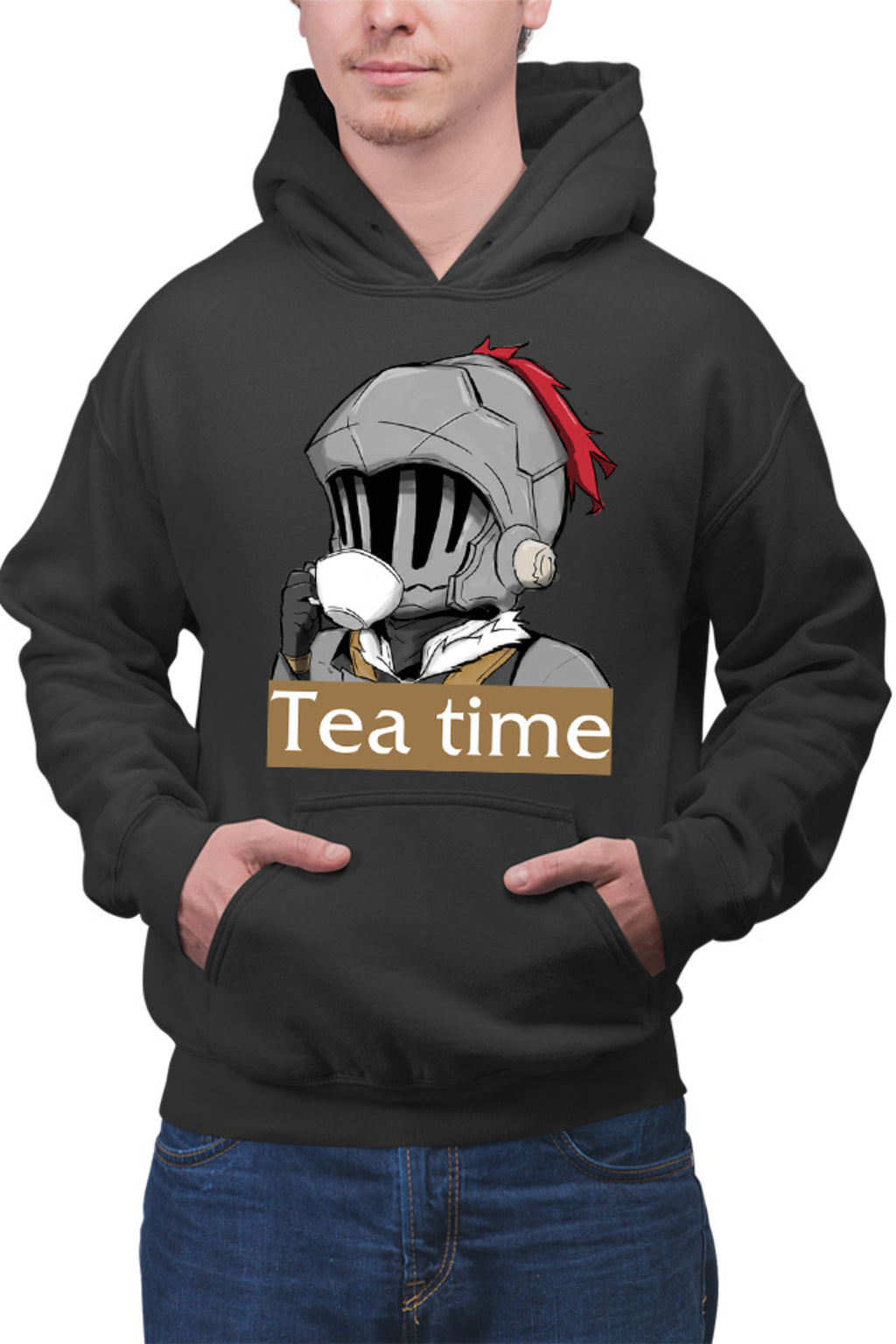 Hanorac barbati Goblin Slayer Tea Time Break Anime Rapid Armor Bebe